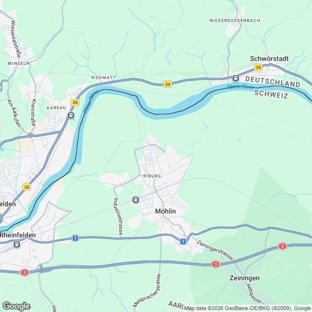 Neubau drei Reihenhäuser mit Carport - Karte
