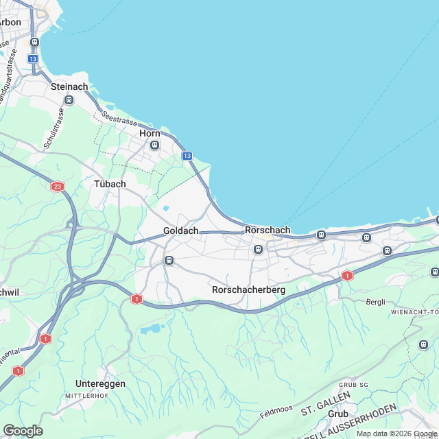 Moderne 4.5 Zimmerwohnung in Goldach - Wohnung 2 - Karte