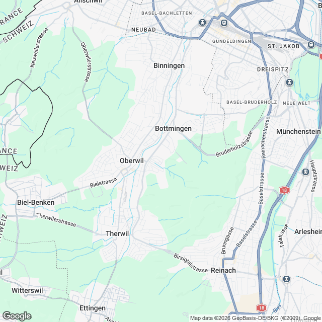 Neubau Mehrfamilienhaus mit Autoeinstellhalle - Karte