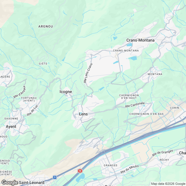 Construction de 4 chalets - Karte