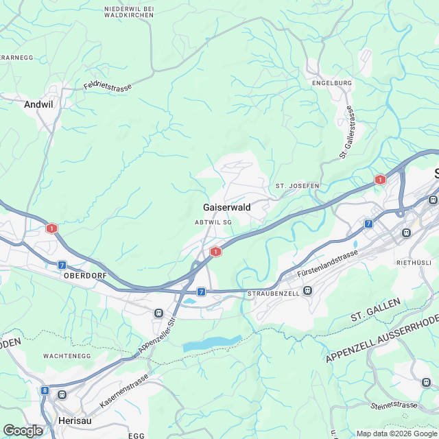 Mietwohnungen in Abtwil - Erstbezug Mitte 2027 - Karte