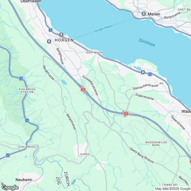 Einmalige Neubau-Villa in Horgen ZH - Karte