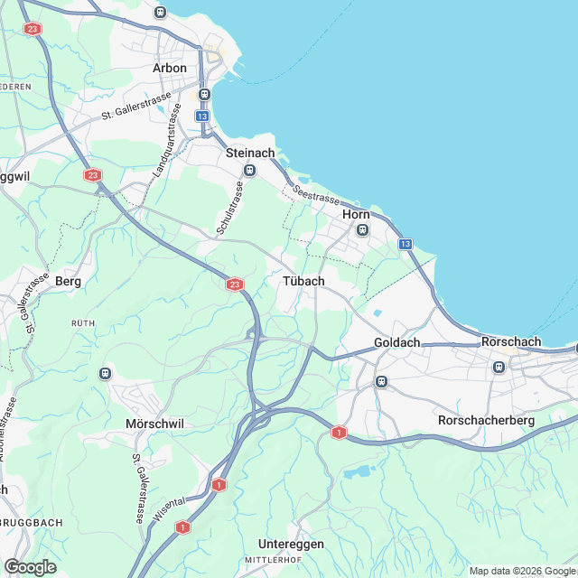 Attraktive 4.5-Zimmer Wohnung in Tübach - Karte