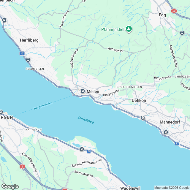 Ankündigung: Eigentumswohnungen in Meilen - Karte