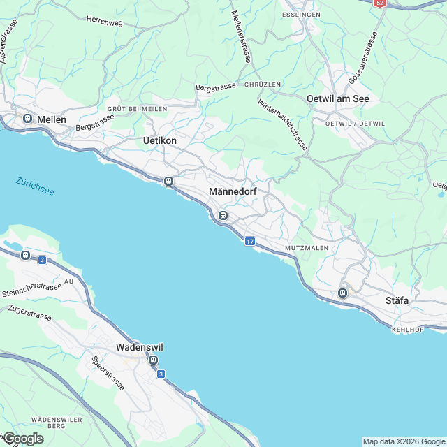 Stilvolle 3.5-Zimmer Wohnung in Männedorf - Karte