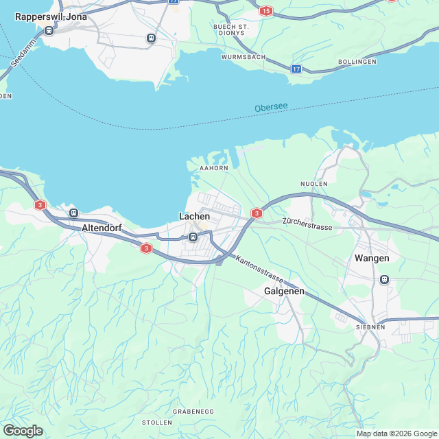 Exklusive Eigentumswohnungen im Zentrum von Lachen - Karte