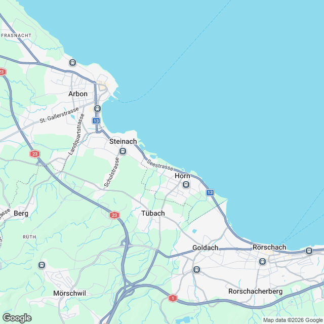 "Arrivée" in Horn am Bodensee - nur noch 13 Eigentumswohnungen verfügbar - Karte
