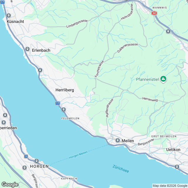 Stilvolle 3.5-Zimmer Wohnung ab Sommer 2027 in Herrliberg - Karte