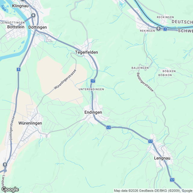 Überbauung Hegi / 6 Dreifamilienhäuser - Karte