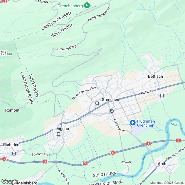 Neubau von 2 Mehrfamilienhäusern mit Einstellhalle - Karte