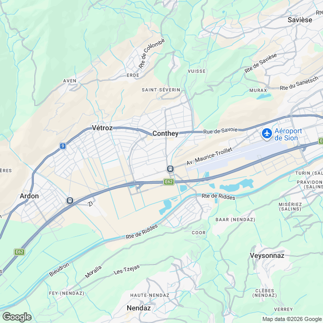 Construction de 3 villas en bande - Karte