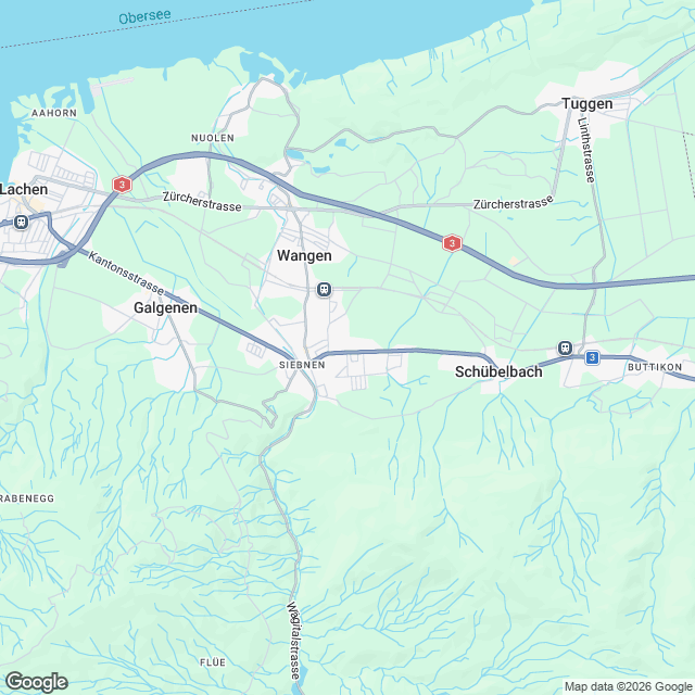 Ankündigung Eigentumswohnungen in Siebnen - Karte