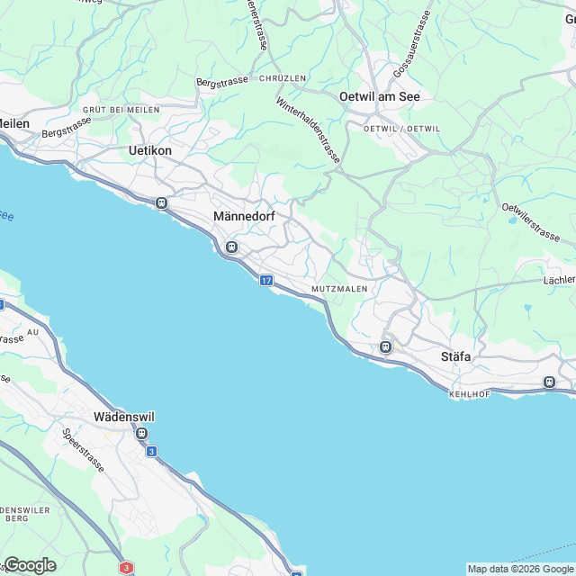 Vorankündigung: Eigentumswohnungen in Männedorf - Karte