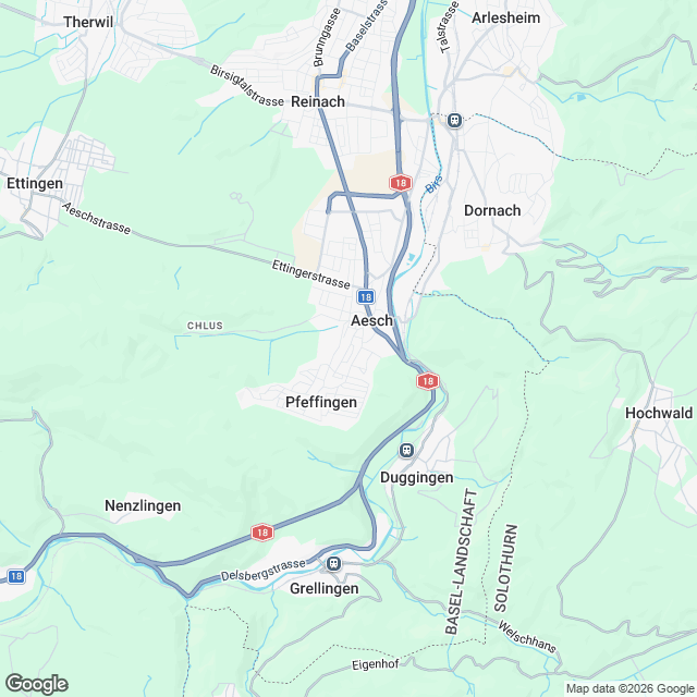 Neubau Einfamilienhäuser mit Carports - Karte