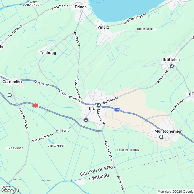 Neubau Mehrfamilienhäuser mit Einstellhalle - Karte