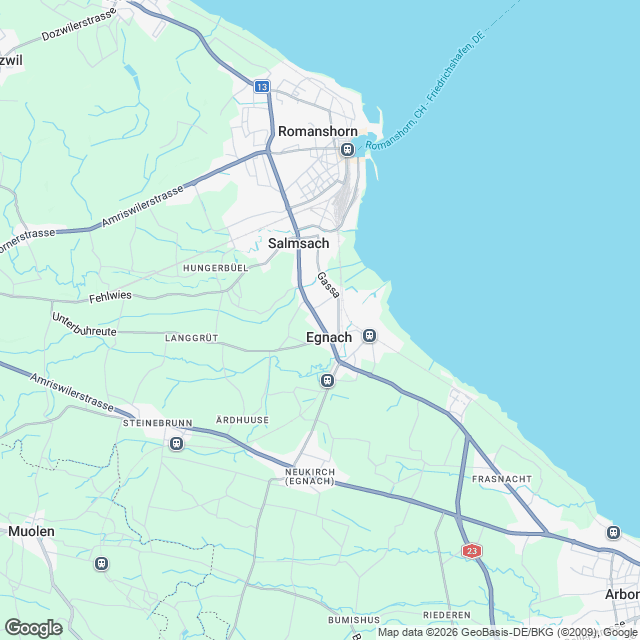 Vorankündigung Eigentumswohnungen in Egnach - Karte