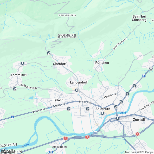 Neubau drei Mehrfamilienhäuser mit Einstellhalle - Karte