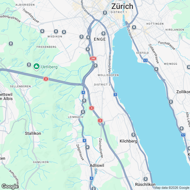 Neubau Eigentumswohnungen in Zürich-Wollishofen - Karte