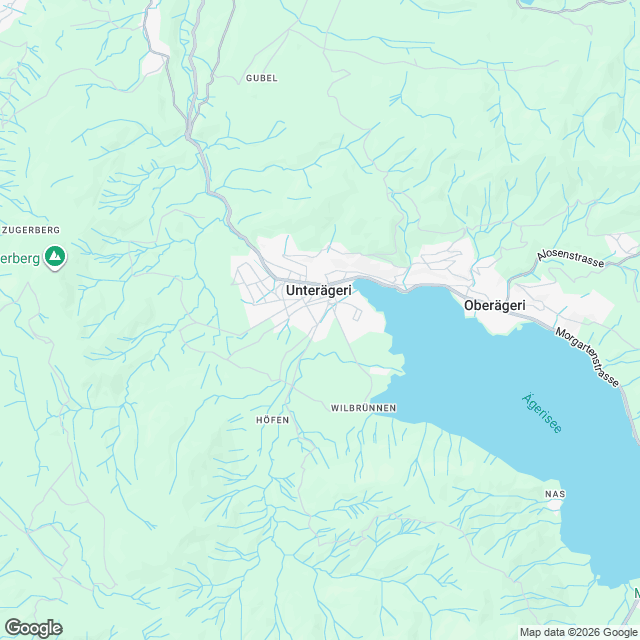 Exklusive 4.5-Zimmer Wohnung ab 2027 in Unterägeri - Karte