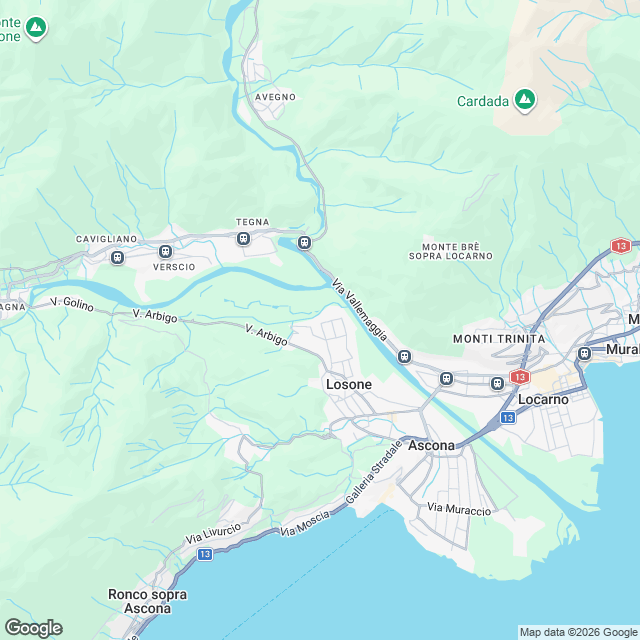 Costruzione stabile con residenze secondarie - Karte
