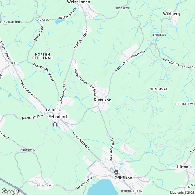 Ankündigung: Erstvermietung in Russikon - Karte