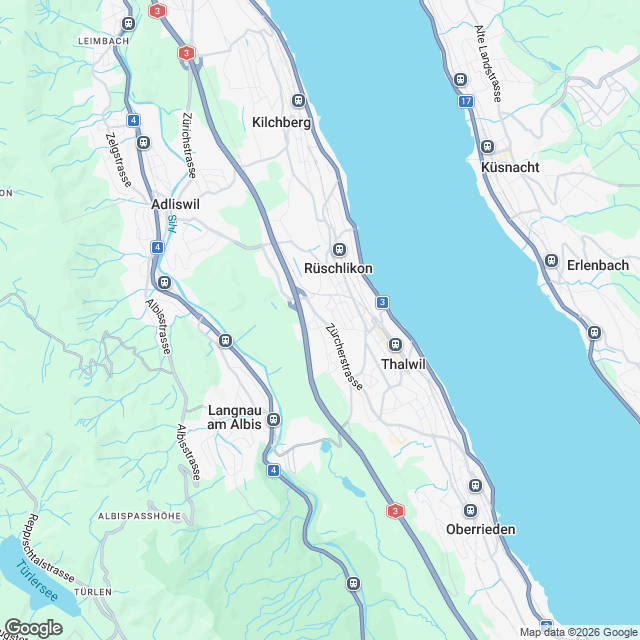 Exklusive 4.5-Zimmer-Eigentumswohnung in Thalwil - Karte