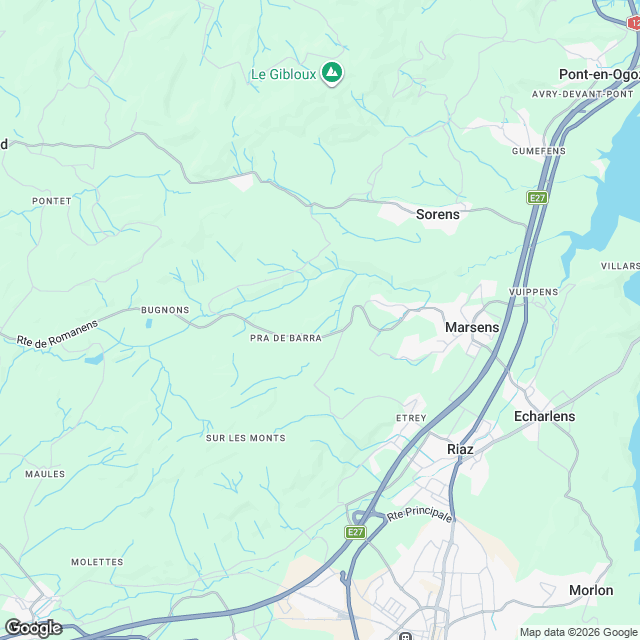 Construction de 3 villas à 3 appartements - Karte