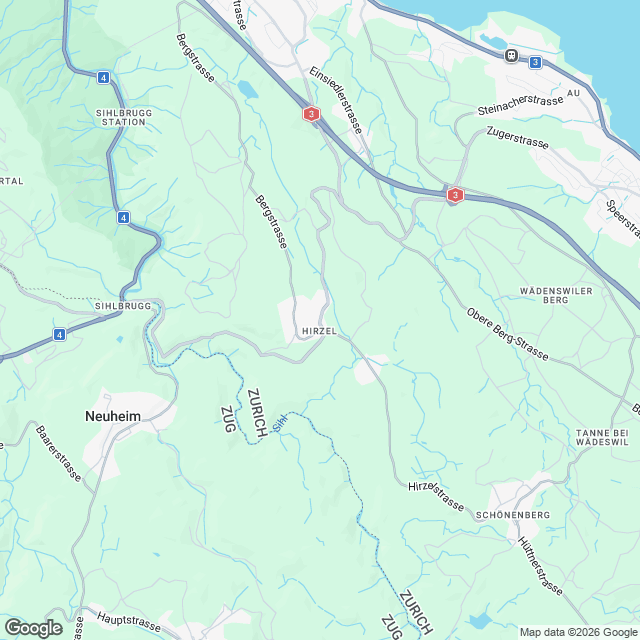 Exklusive 3.5-Zimmer Loftwohnung in Hirzel - Karte