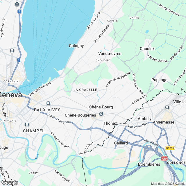 Construction de 4 villas contiguës - Karte