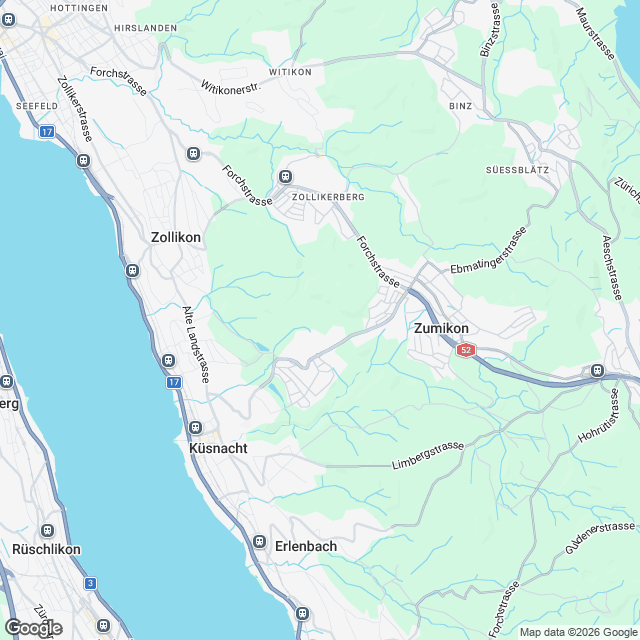 Ankündigung Erstvermietung in Küsnacht ZH - Karte