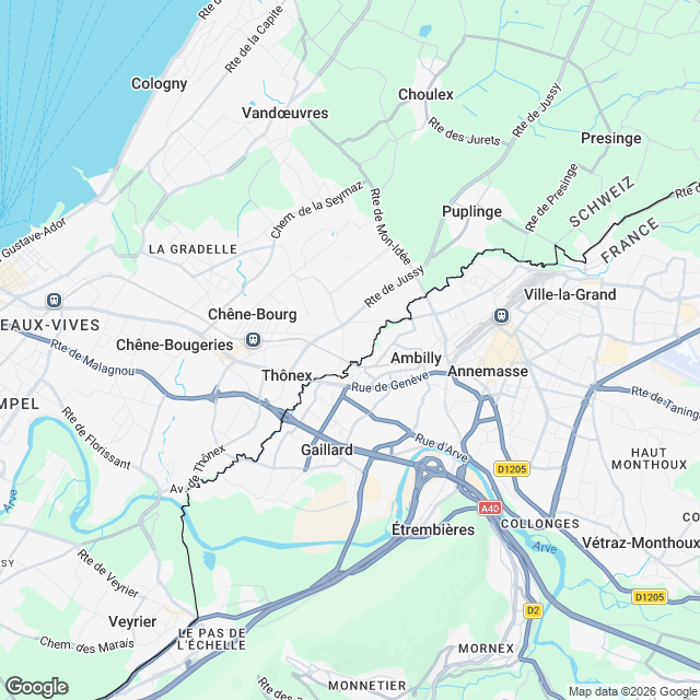 Construction de 4 villas contiguës - Karte