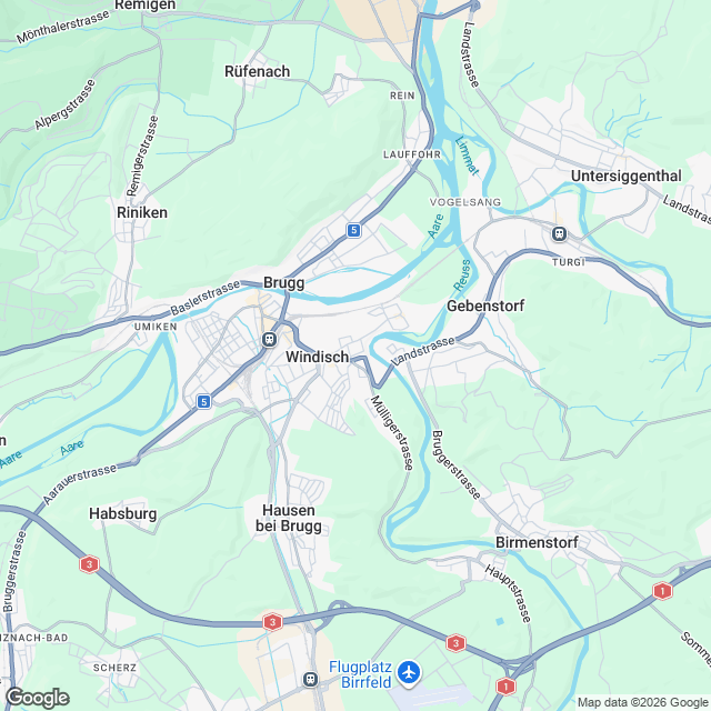 Ankündigung: 3.5-Zimmer-Eigentumswohnung in Windisch - Karte