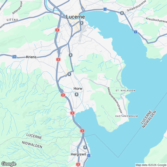 Hochwertige 3.5-Zimmer Attikawohnung ab Q1 2027 in Horw - Karte
