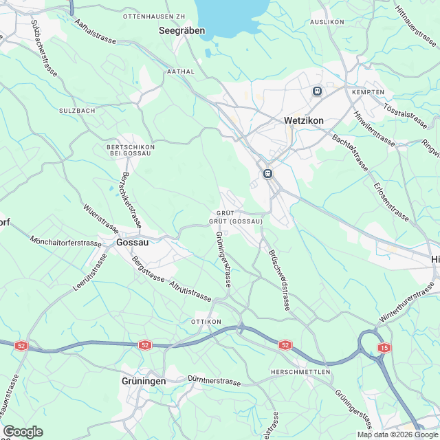 6 hochwertige Eigentumswohnungen in Grüt - Karte