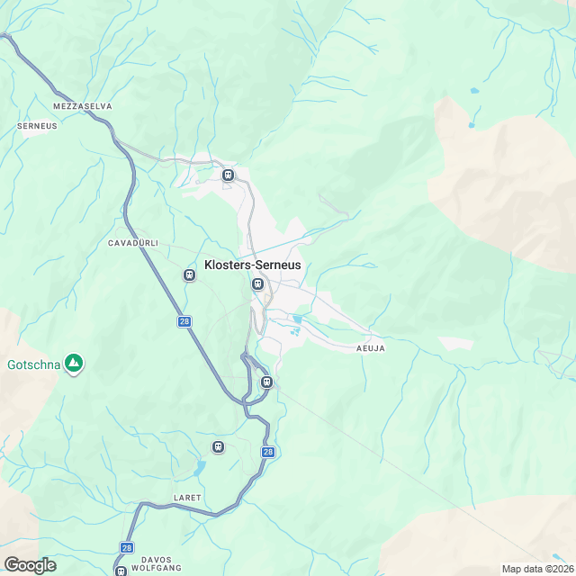 Ankündigung 4.5-Zimmer-Eigentumswohnung in Klosters - Karte