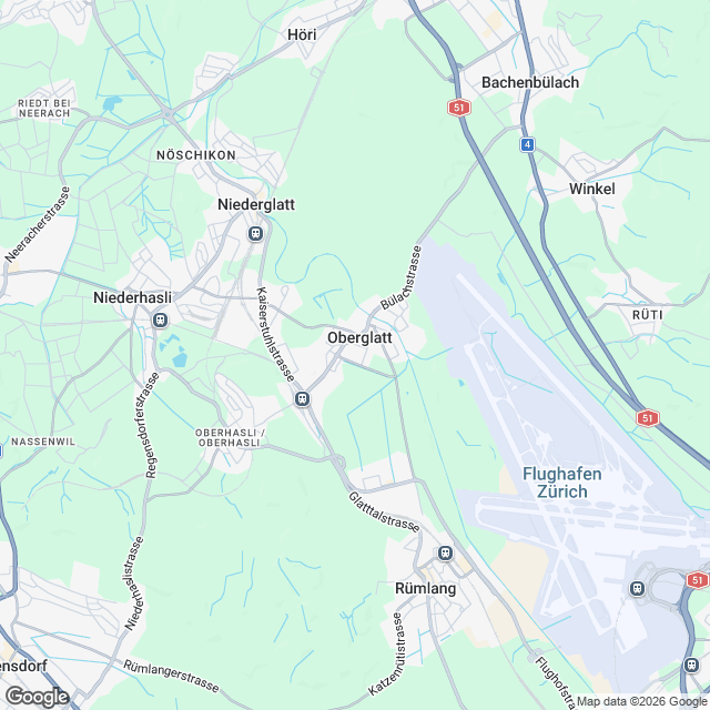 2.5-Zimmer-Mietwohnung in Oberglatt mit Bezug ab 2029 - Karte