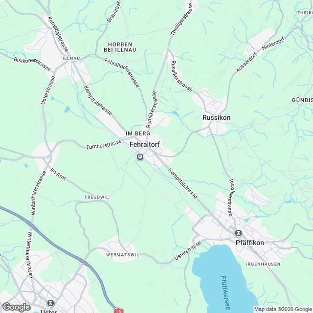 Moderne 2.5-Zimmer Mietwohnung ab Q2 2027 in Fehraltorf - Karte