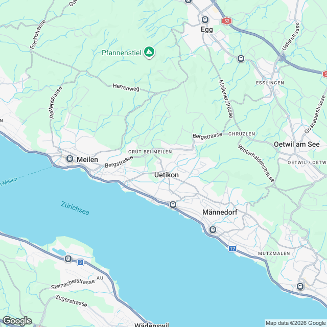 8 Mietwohnungen ab 2027/2028 in Uetikon am See - Karte
