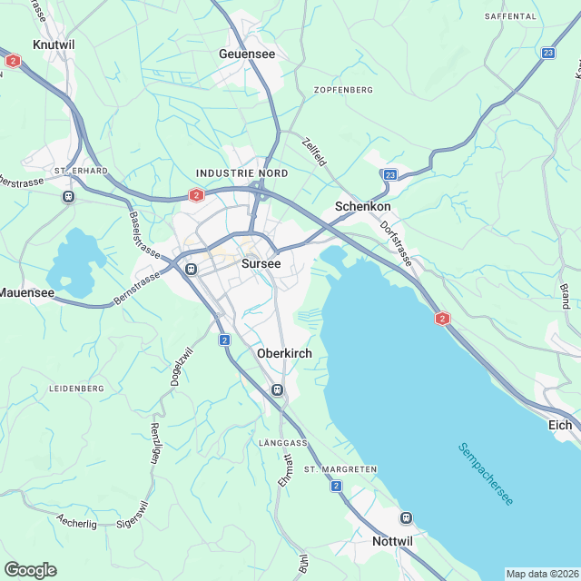 Attraktive 3.5-Zimmer Mietwohnung ab Q3 2027 in Sursee - Karte