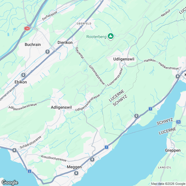 3 exklusive Eigentumswohnungen in Adligenswil - Karte