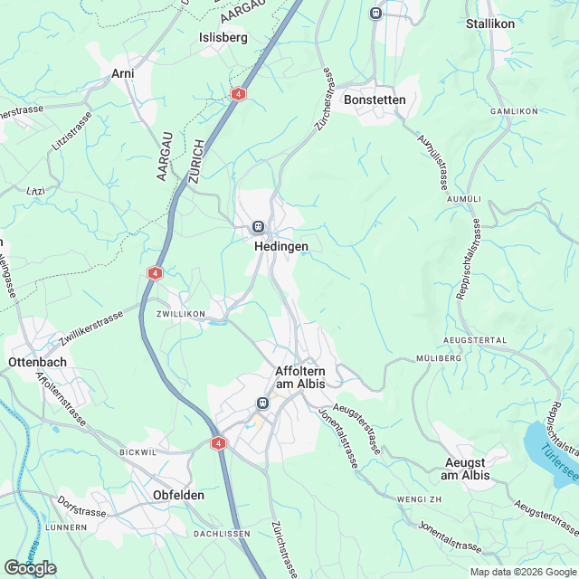 Hochwertige Eigentumswohnungen in Hedingen - Karte