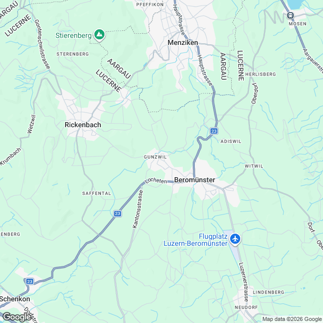 Neubau: Wohneigentum in Gunzwil (Beromünster) - Karte