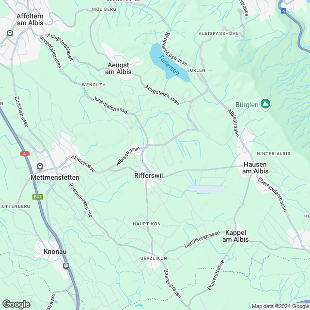 Neubauprojekt mit 4.5 Zimmerwohnungen in Rifferswil - Karte