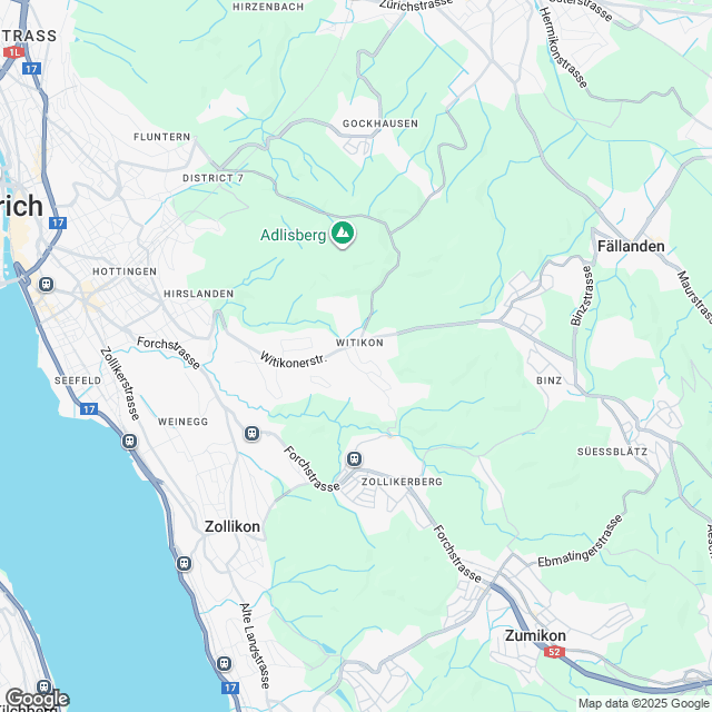 MFH mit 7 Eigentumswohnungen in Zürich - Karte