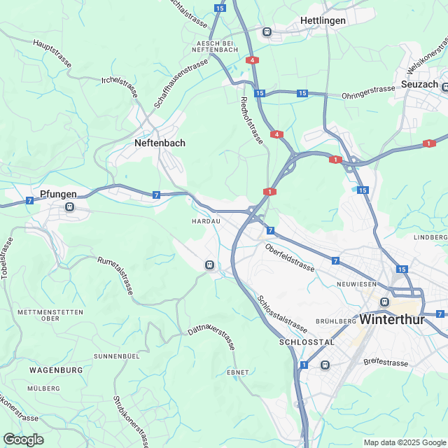 Eigentumswohnungen an zentraler Lage in Wülflingen - Karte