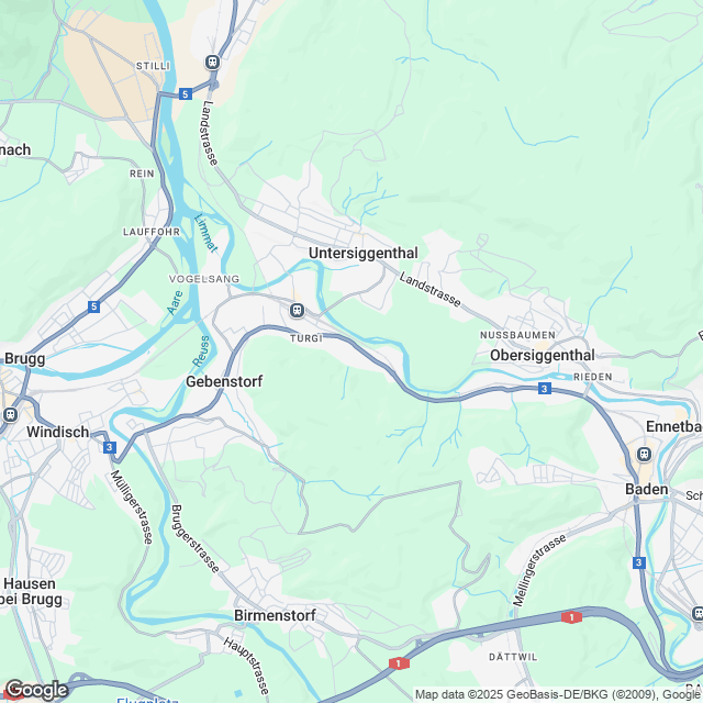 Baden-Turgi: Attraktive 4.5-Zimmer-Mietwohnung - Karte