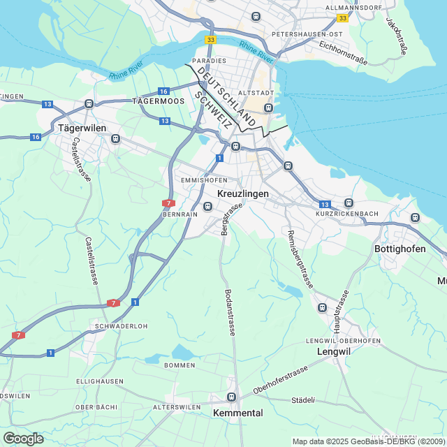 Ankündigung Neubauprojekt in Kreuzlingen - Karte