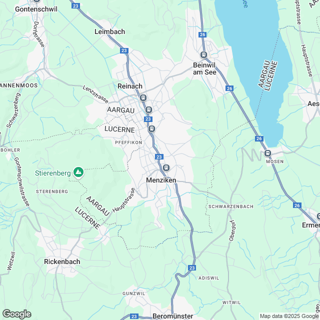 Projektankündigung: Eigentumswohnungen in Menziken - Karte