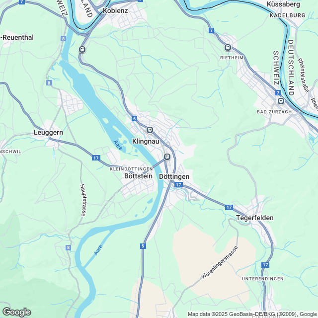 Ankündigung 4.5-Zimmer-Attikawohnung in Döttingen - Karte