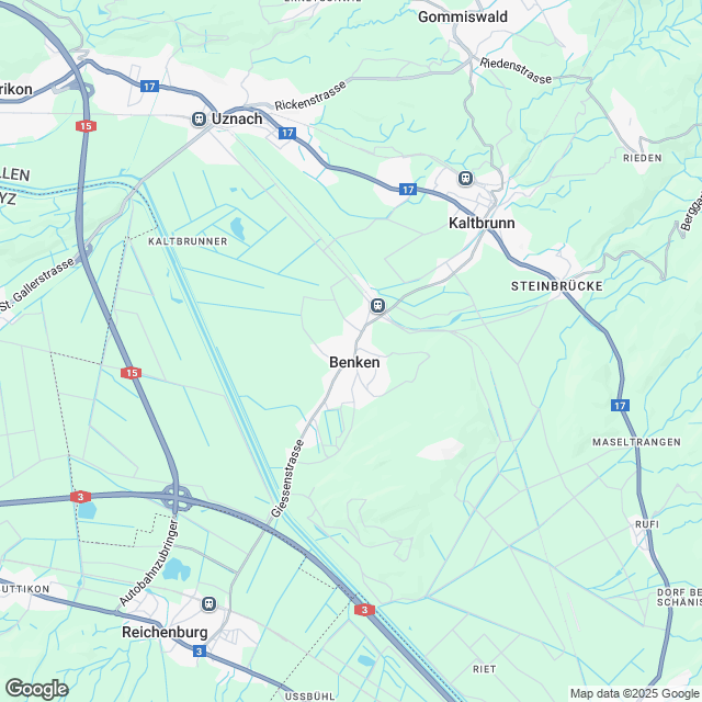 Ankündigung Neubauprojekt in Benken SG - bewilligt! - Karte